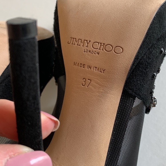 Super Rare Jimmy Choo Viola Crystals Sandals - Picture 11 of 16